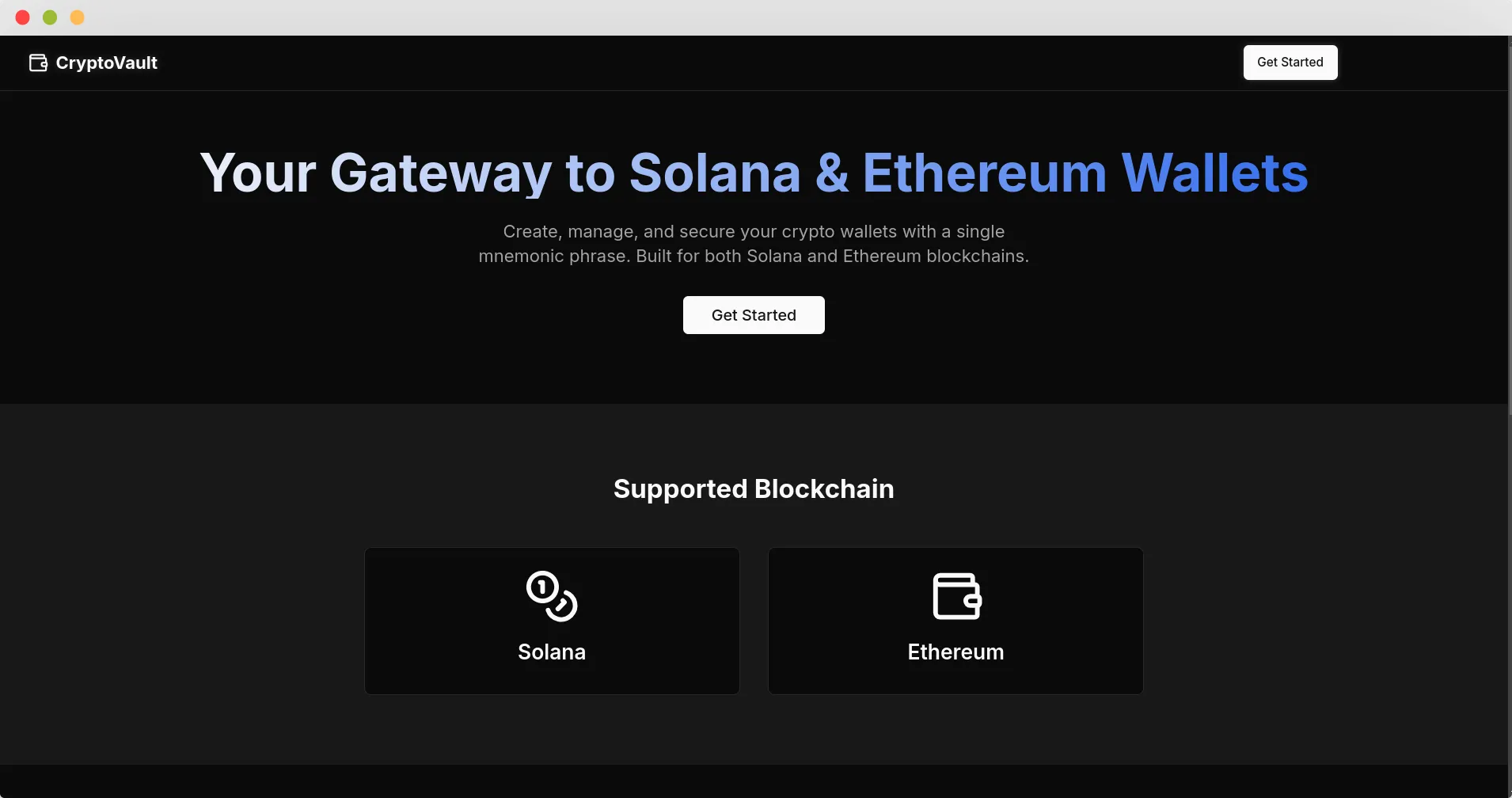 Crypto Vault
