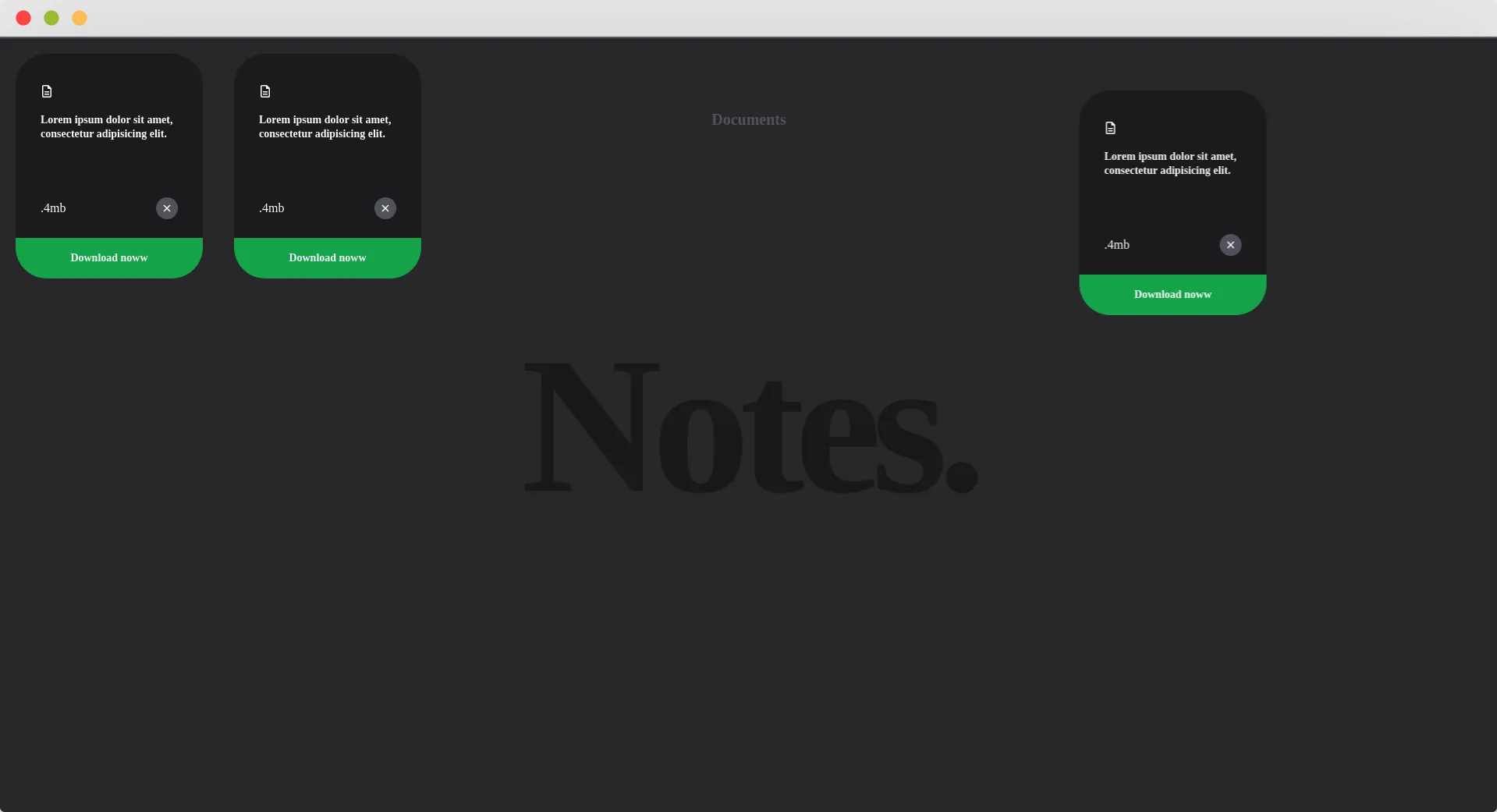 Dynamic Notes